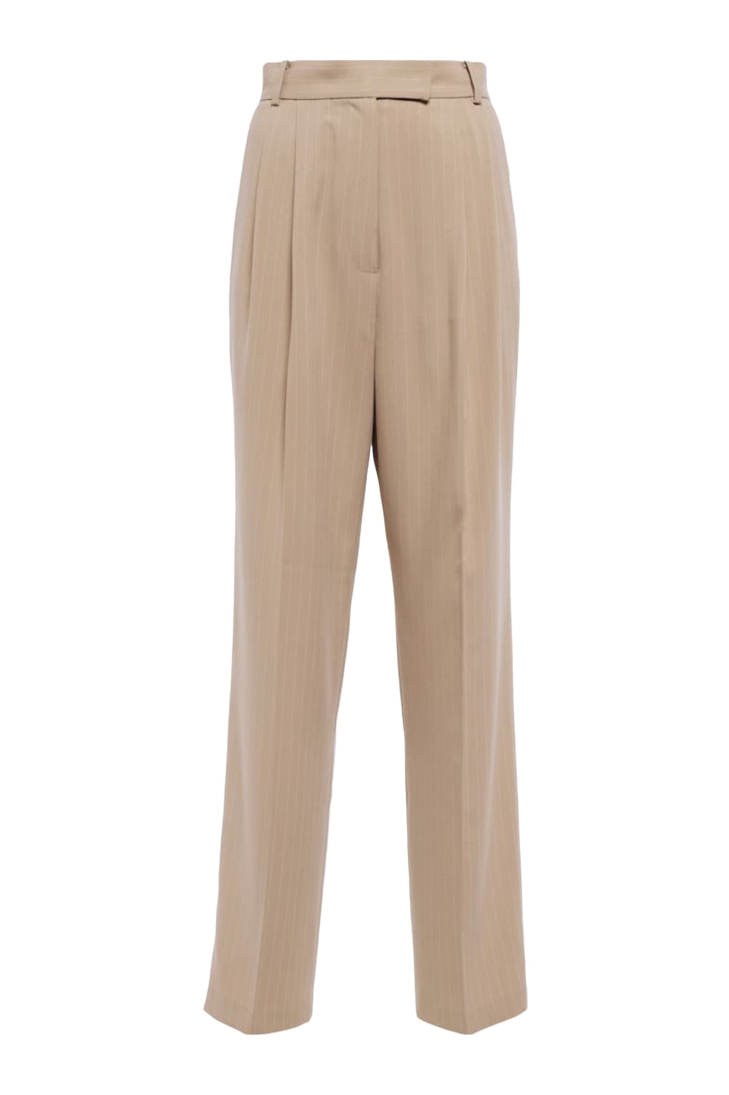 Bea Striped Crêpe Straight Pants
