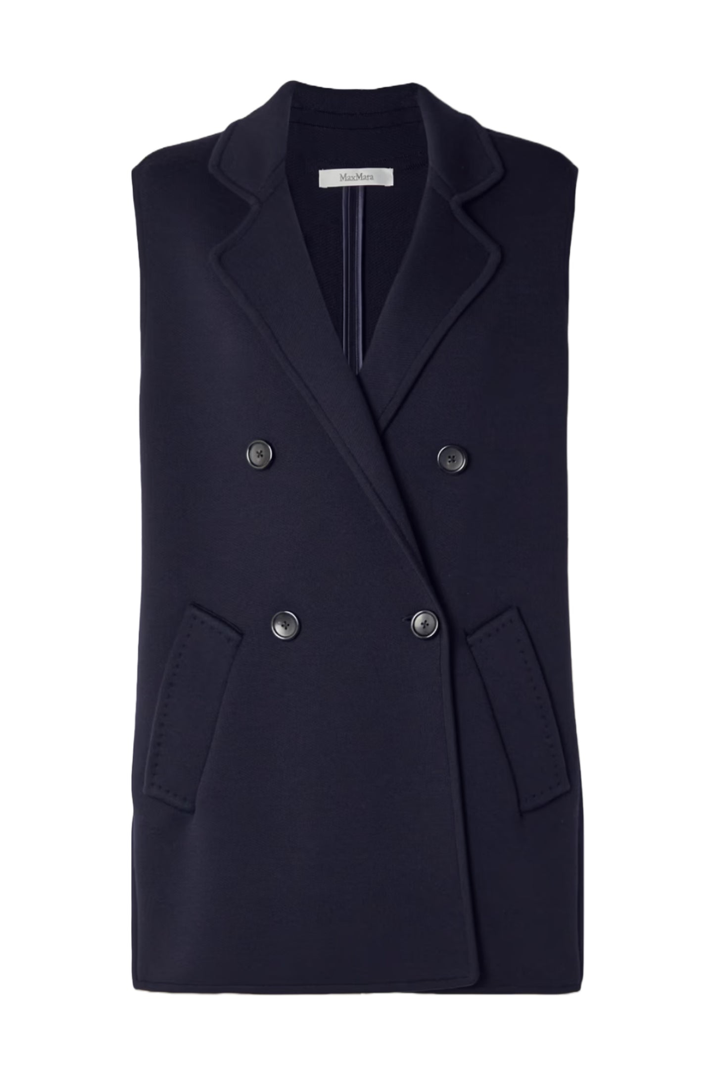 Double-breasted Wool Vest