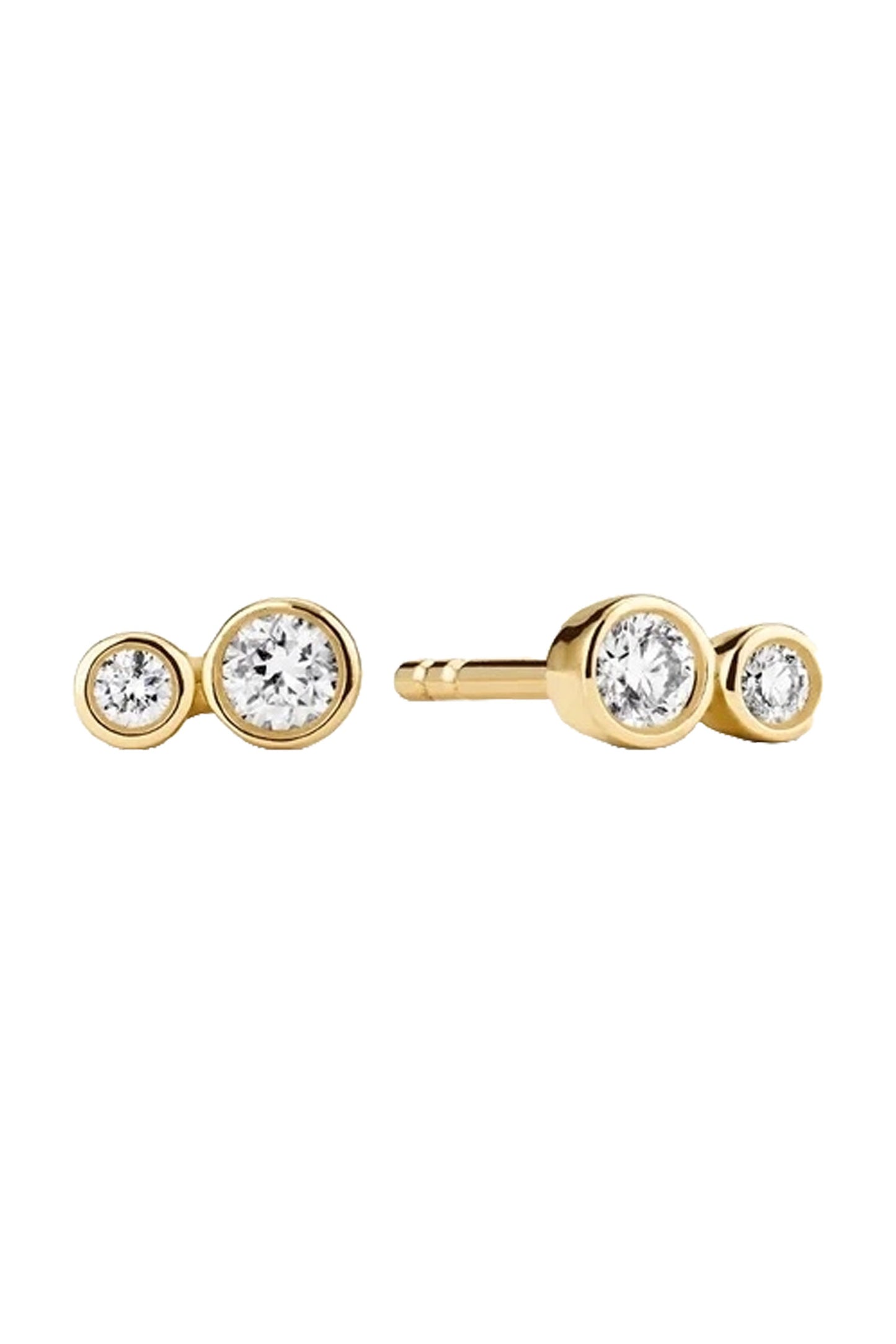 Lab Grown Diamond Cluster Studs