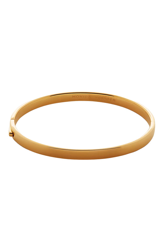 Gold Plated Vermeil Silver Essential Bangle Bracelet