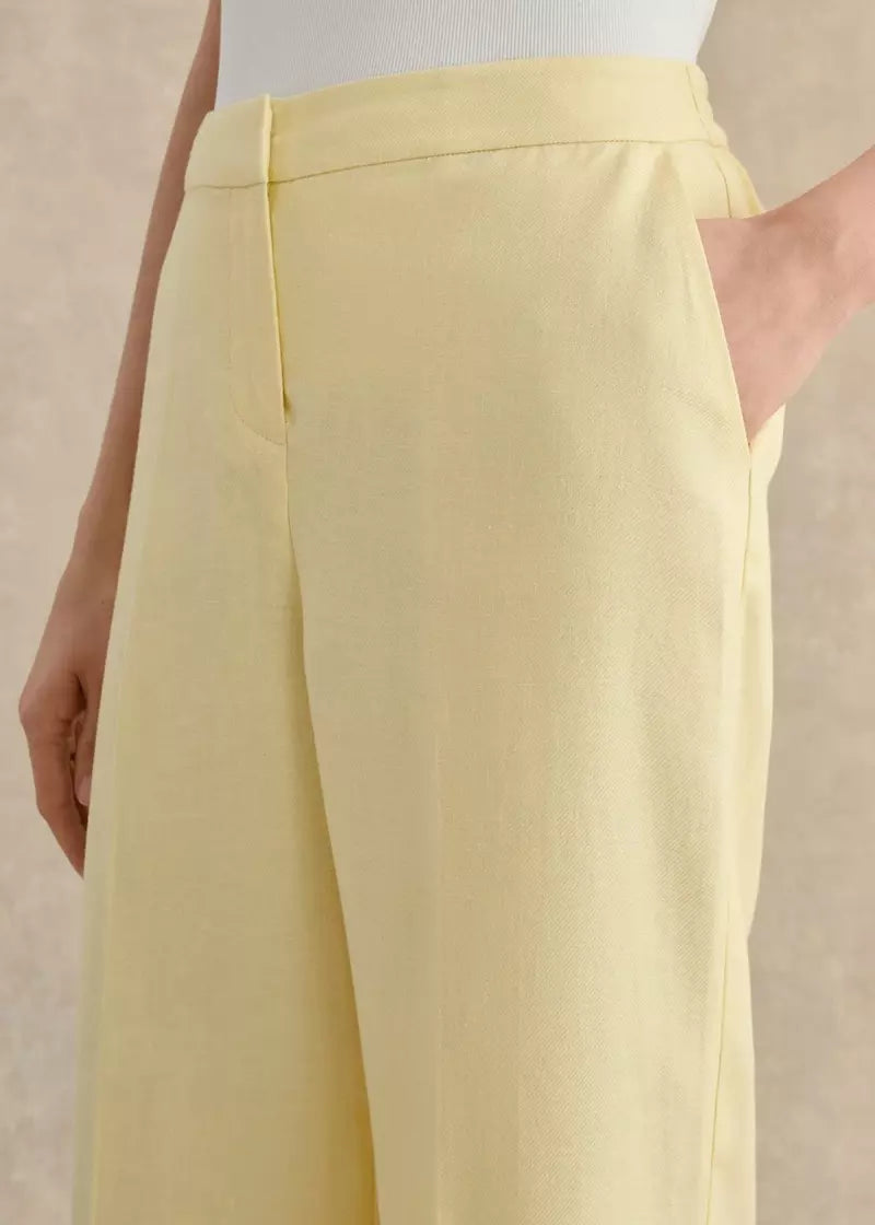 Adalee Linen Wide Leg Trousers