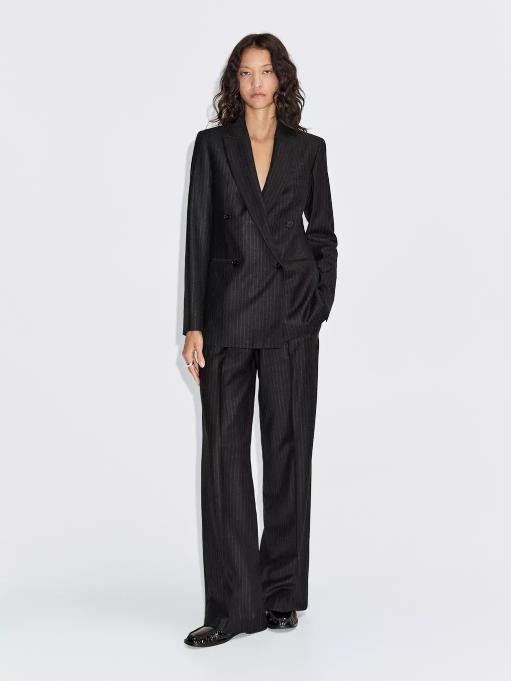 100% Wool Double Breasted Blazer