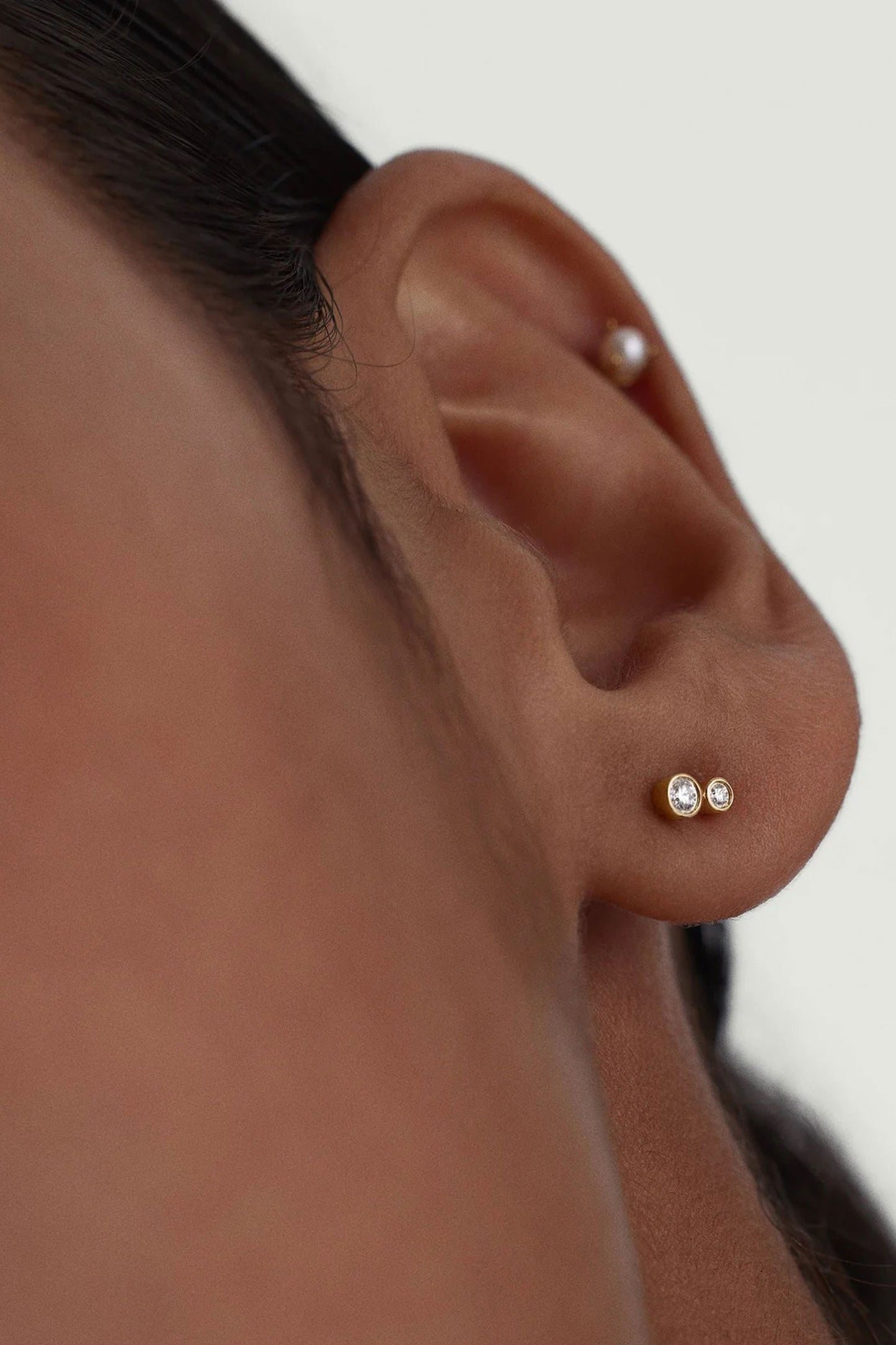 Lab Grown Diamond Cluster Studs