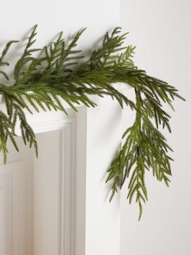 Plain Green Garland, L180cm