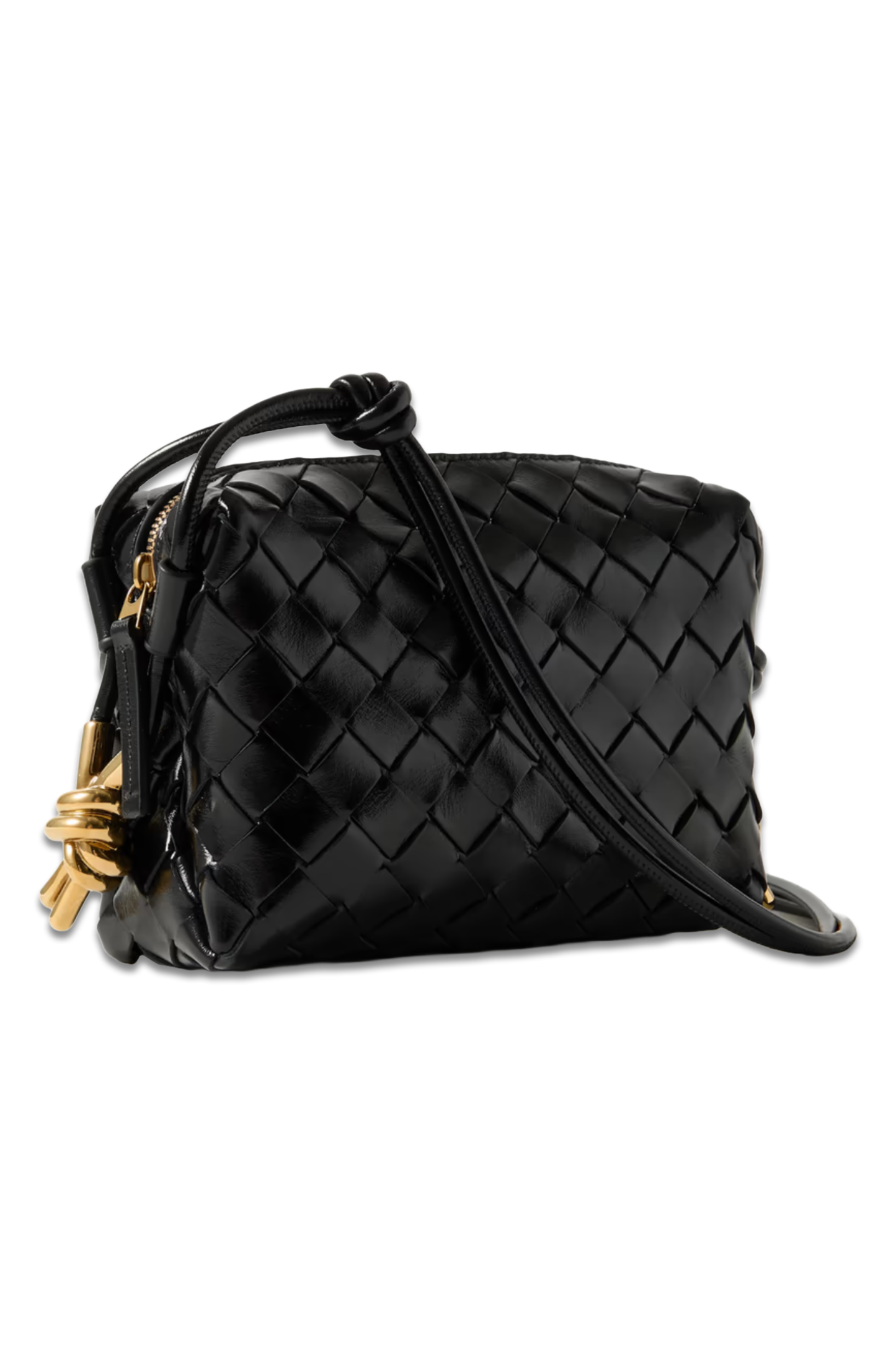 Loop Mini Intrecciato Leather Shoulder Bag