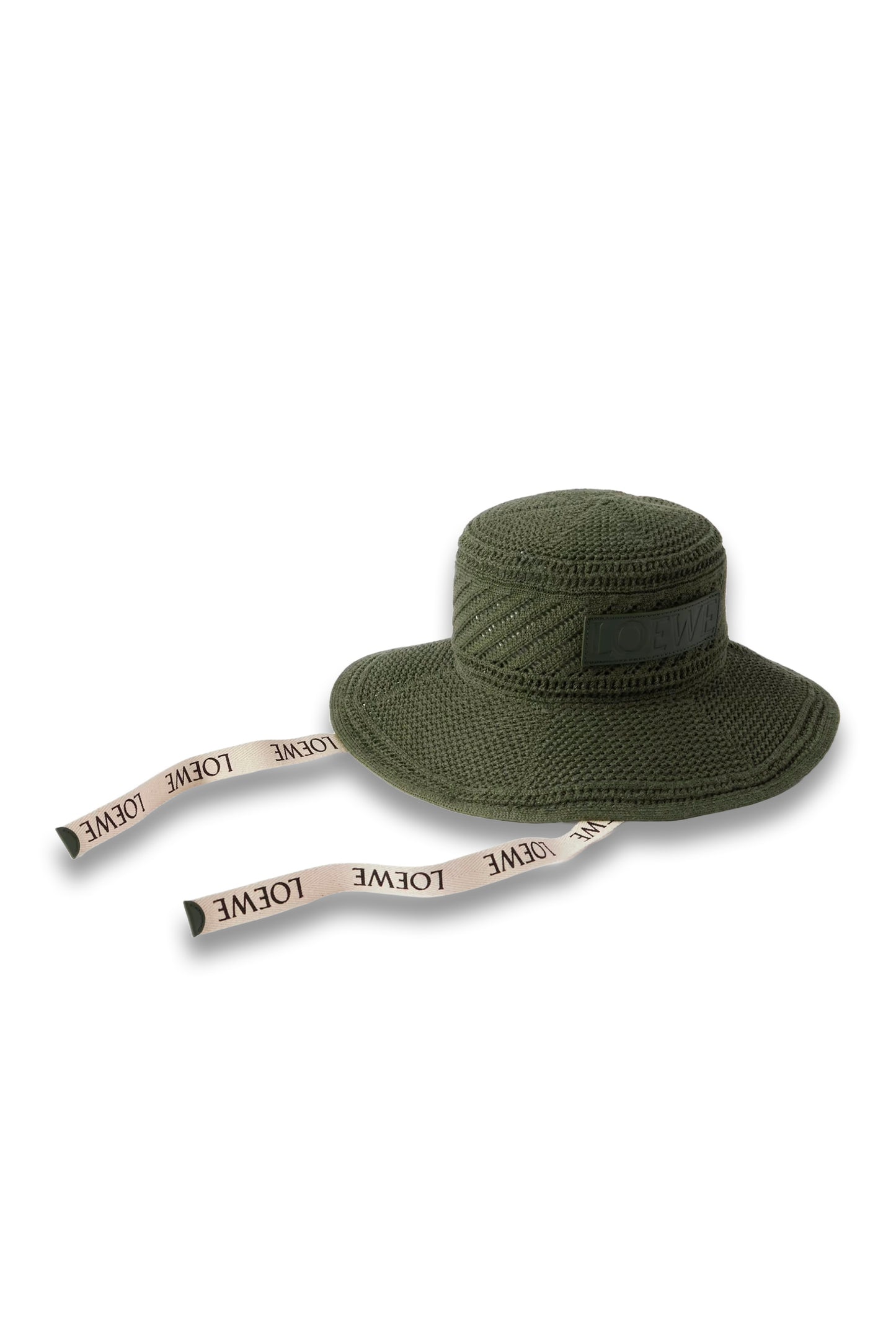 Paula's Ibiza Appliquéd Crocheted Cotton-Blend Bucket Hat