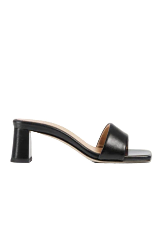 Chaise Mule, Black