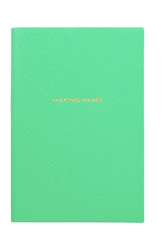 Smythson x Hunza G 'Making Waves' Chelsea Notebook In Panama