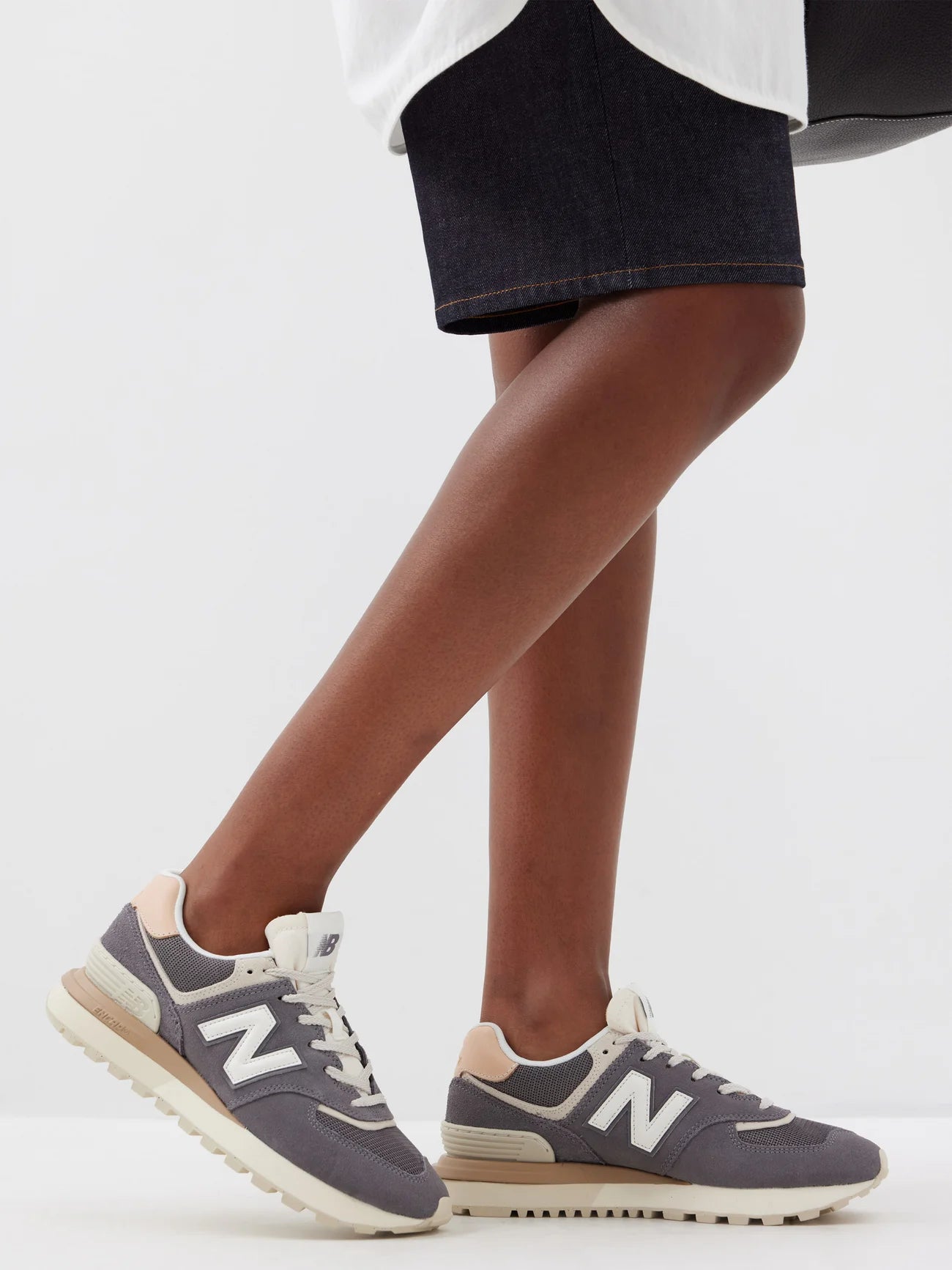 574 Suede, Leather and Mesh Trainers