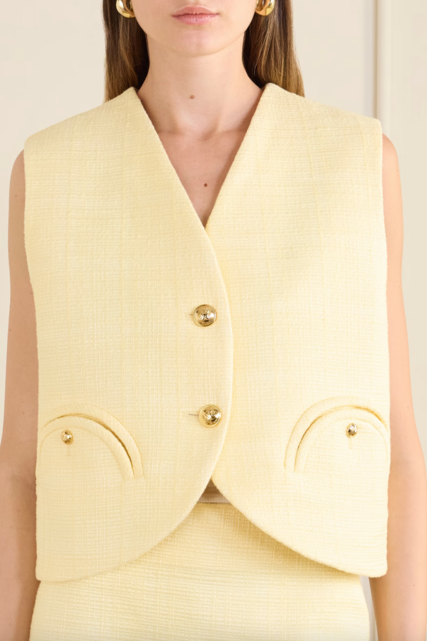 Gliss Cotton-blend Vest