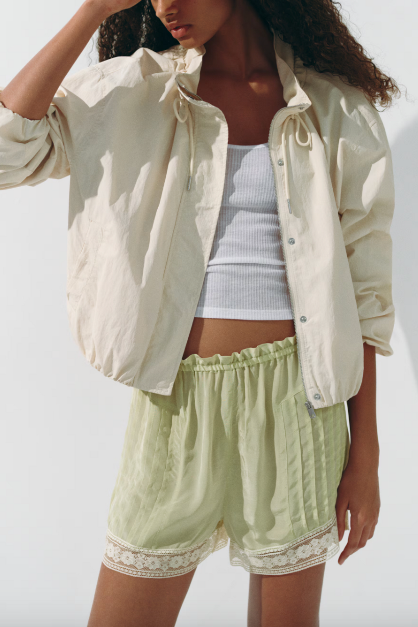 Drawstring-detail Balloon Shorts