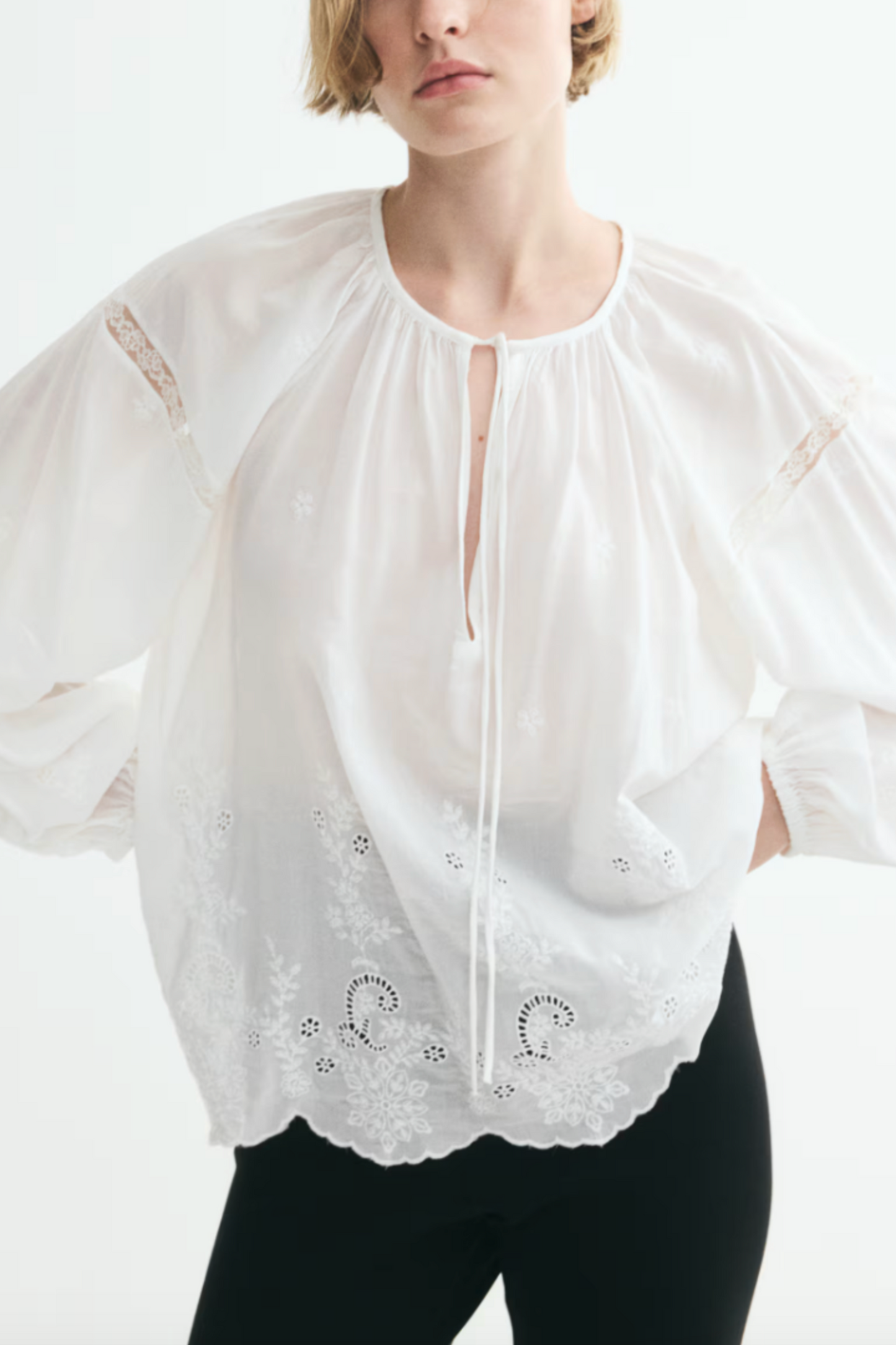 Broderie Anglaise Blouse