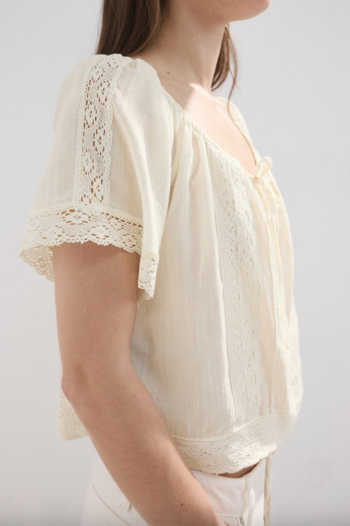 Cotton Lace Blouse