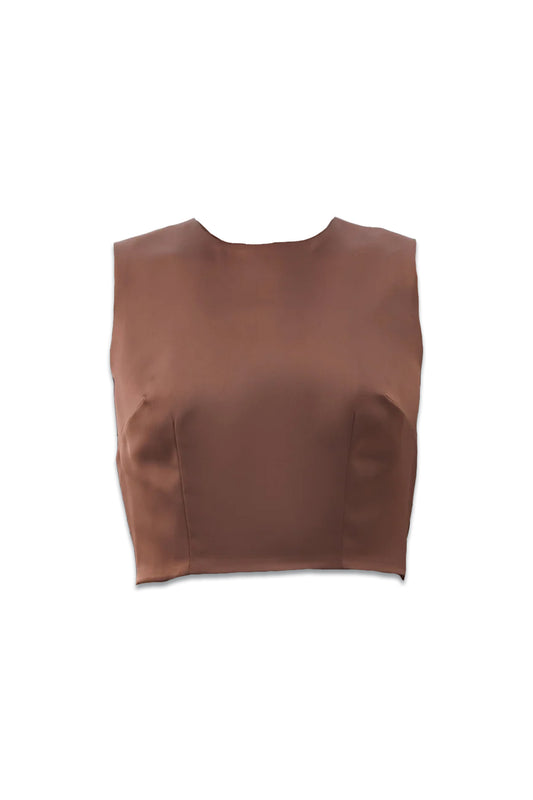 Dickinson Satin Crop Top