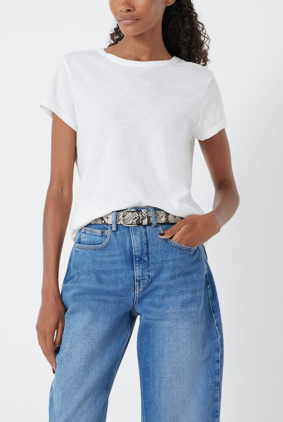 Slim-fit Slub Crew T-Shirt