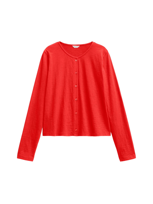 Mikaela Jersey Slub Cardigan