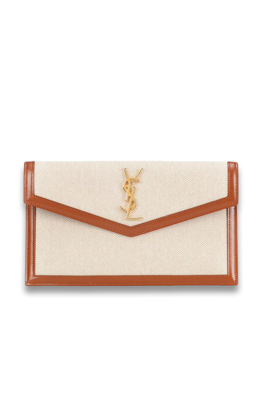 Uptown Canvas Clutch