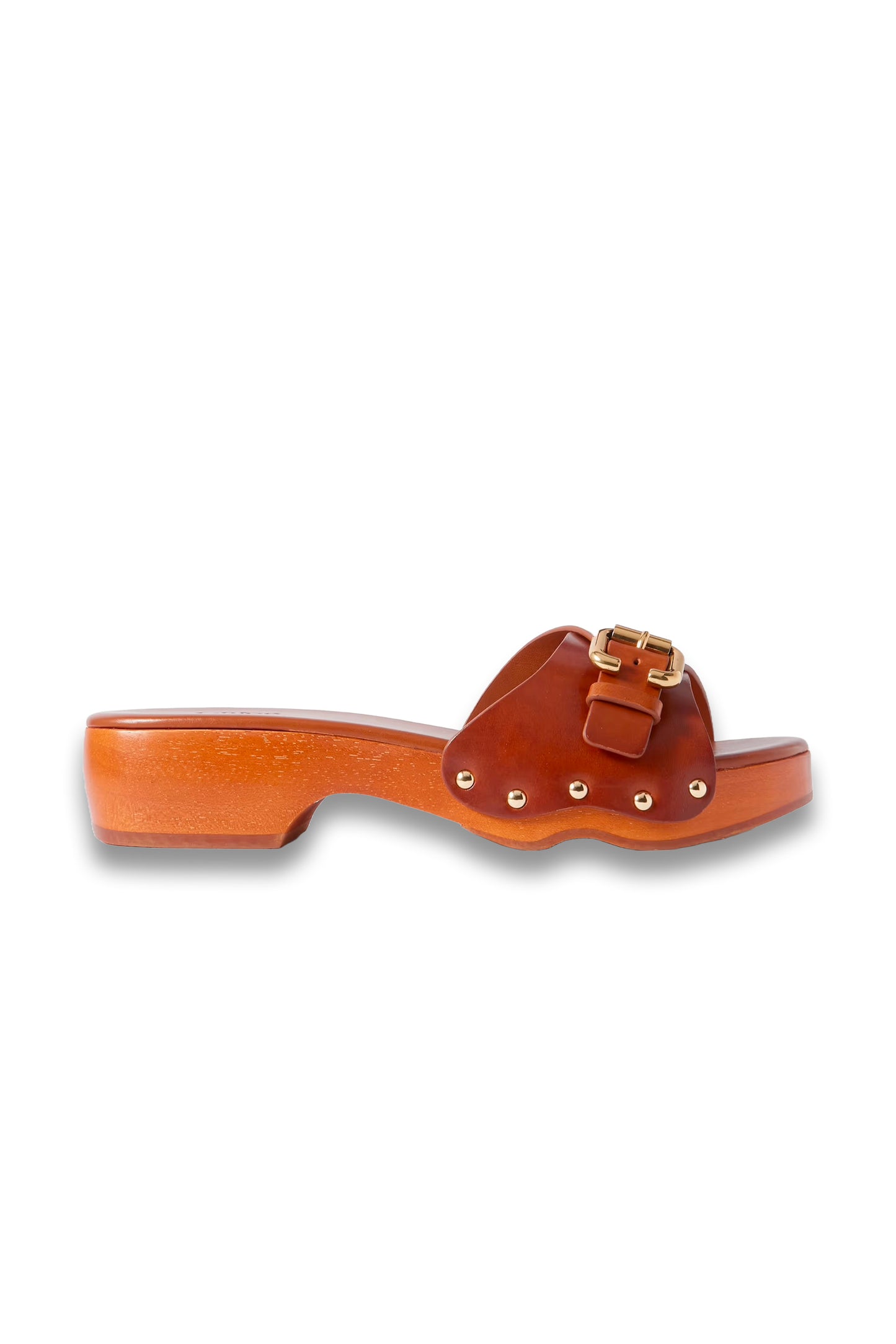 Jeannette Embellished Leather Mules