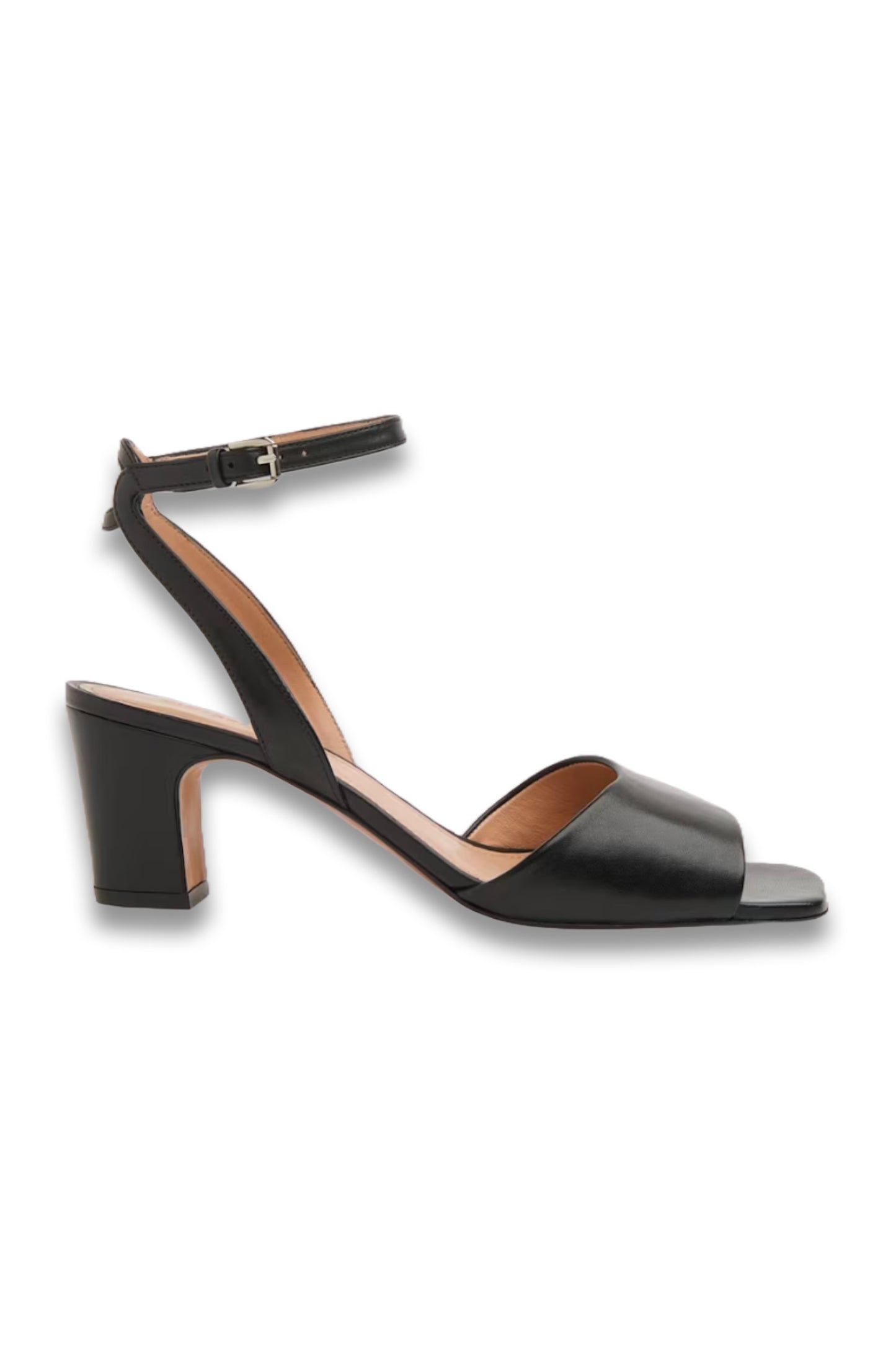 Black Emerson Block Heel Sandal