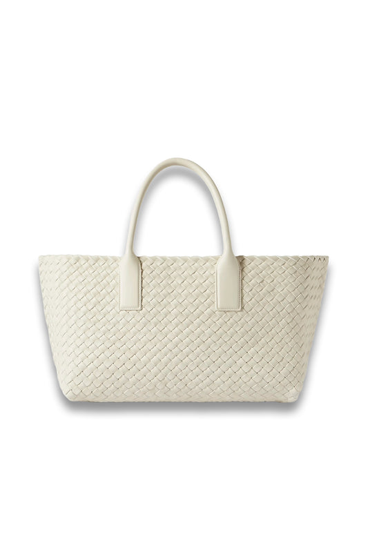 Small Cabat Intrecciato Leather Tote