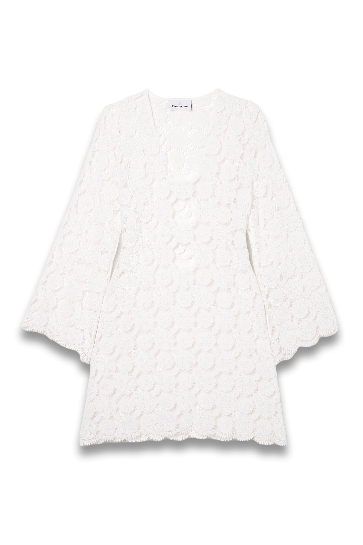 Yesenia Cutout Guipure Lace Cotton Coverup