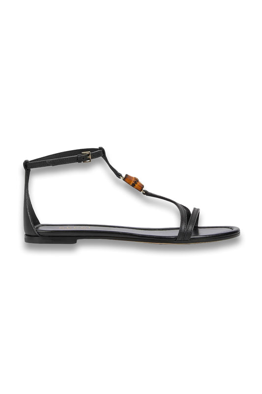 Women's Sandal With Bamboo Detail