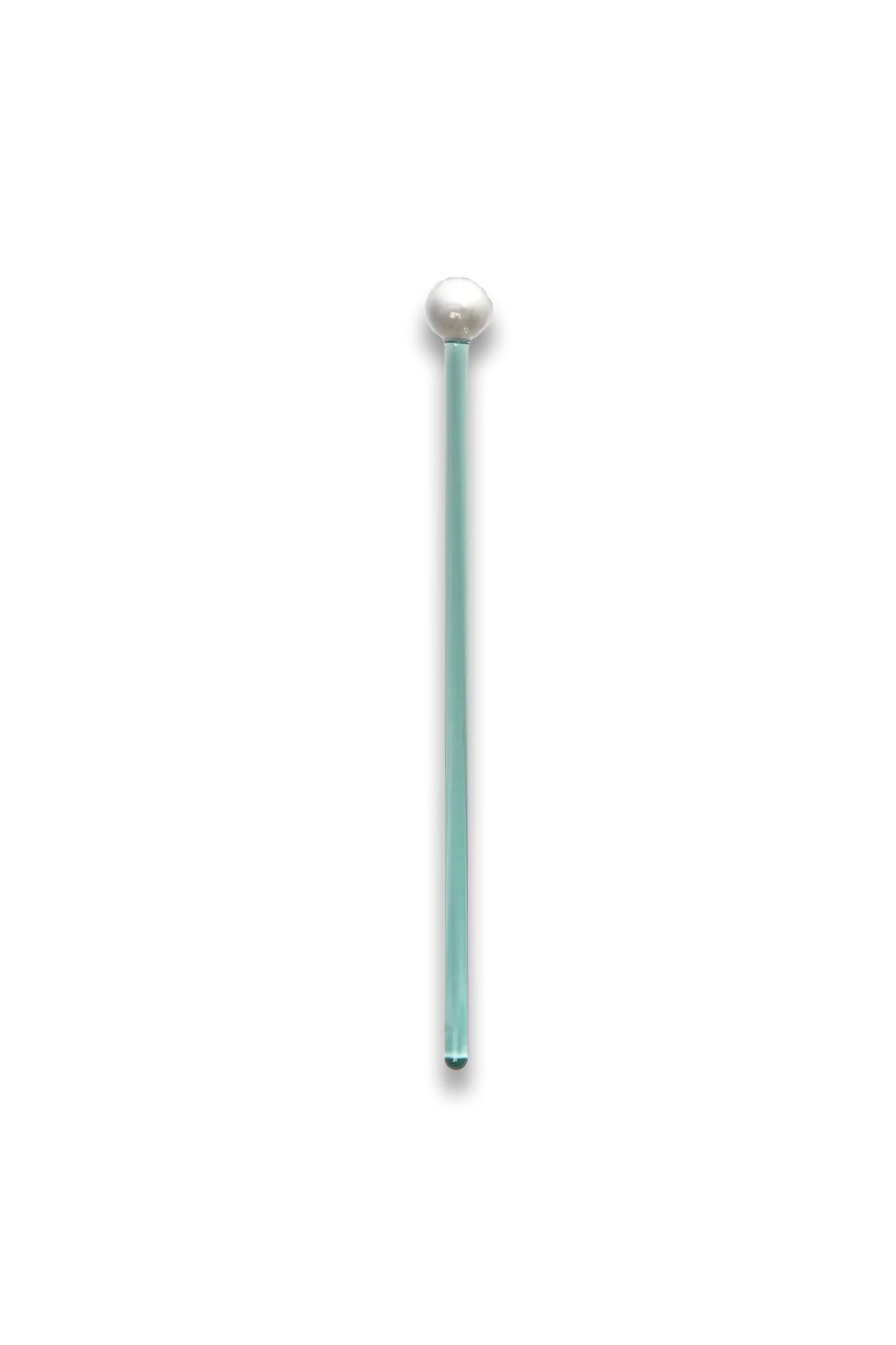 Fine Hand-Blown Murano Glass Cocktail Stirrers (Set of 6)
