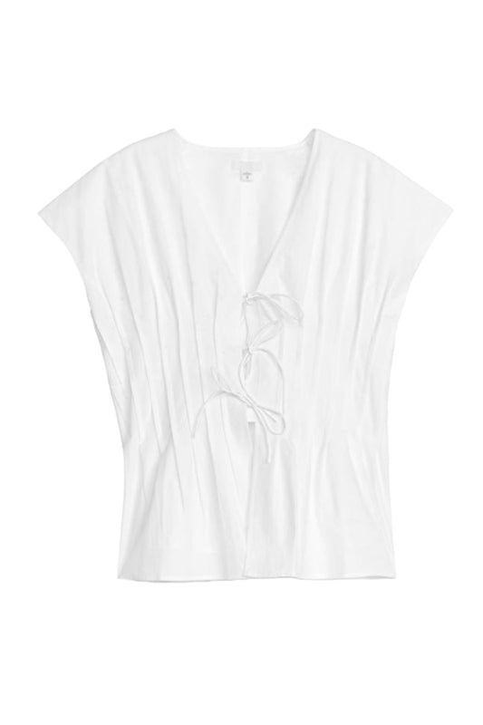 Tie-front Top