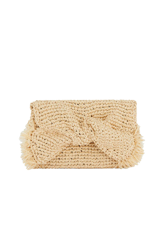 Raffia Bow Clutch
