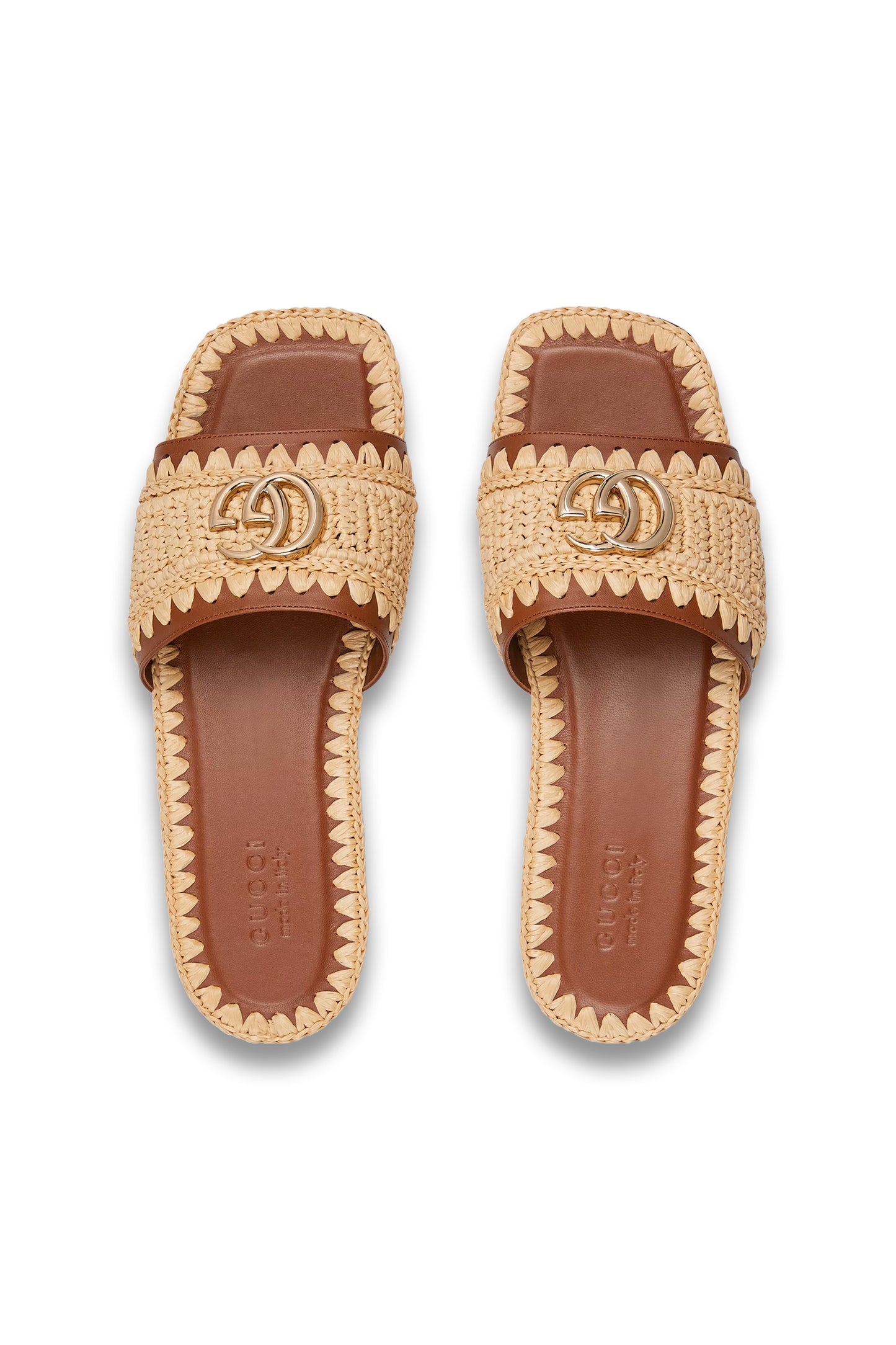 Women's Slide Sandal with Double G