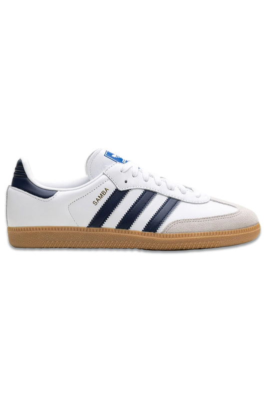 Samba OG Trainers In White And Indigo
