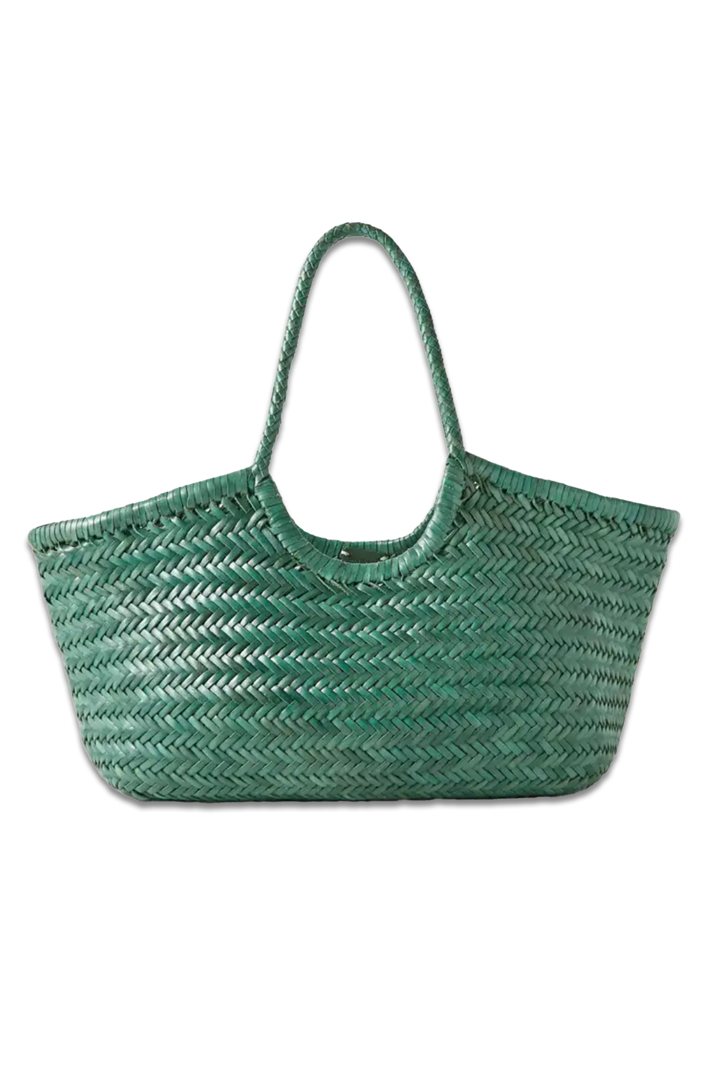 Nantucket Large Woven Leather Tote