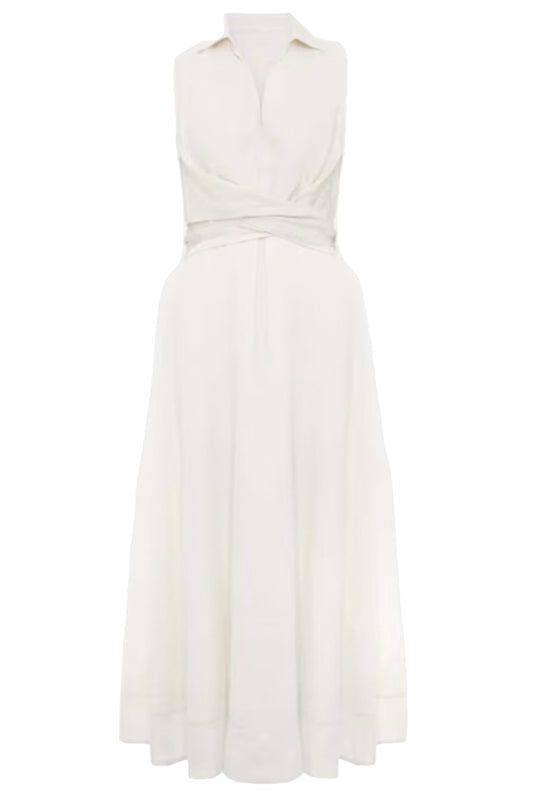 Becky Tie Front Midi Dress