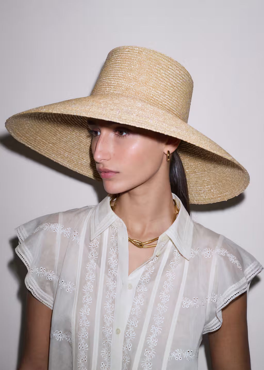 Wide Straw Hat