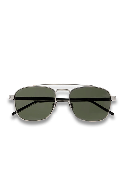 Aviator-Style Acetate and Silver-Tone Sunglasses