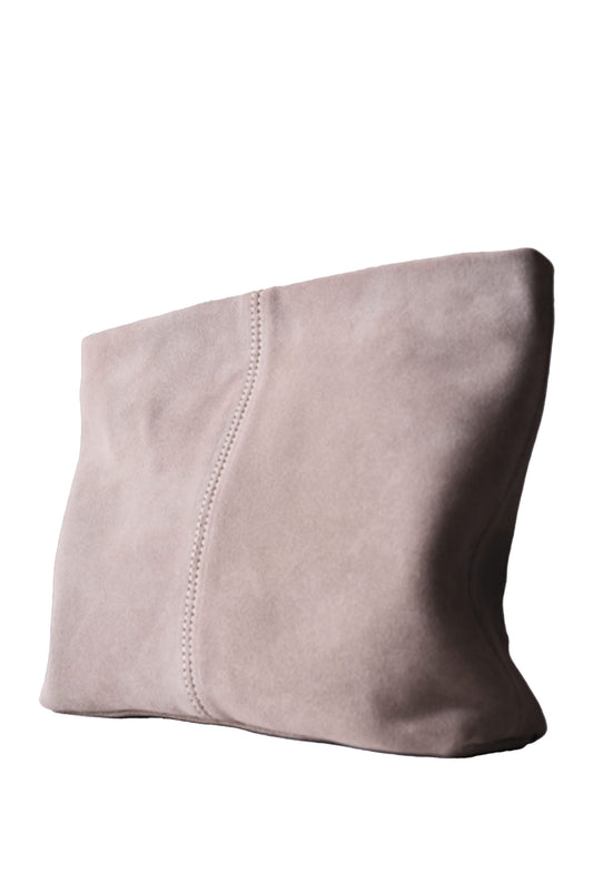 Alice Clutch, Elephant Suede
