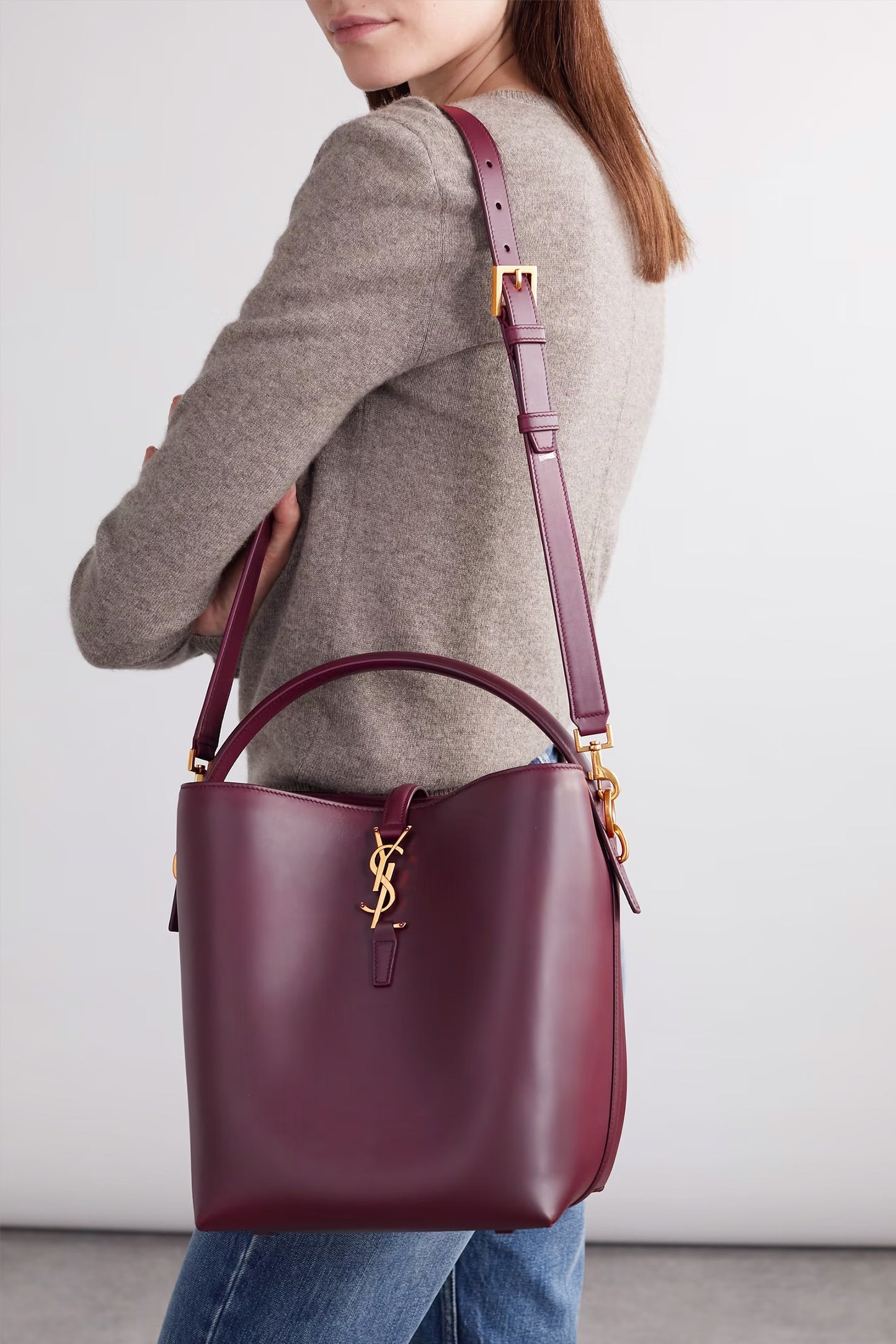 Le 37 Leather Bucket Bag