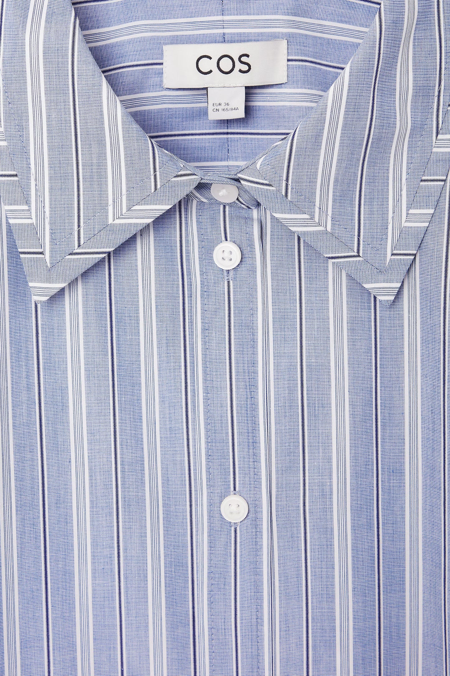Pinstriped Shirt Dress