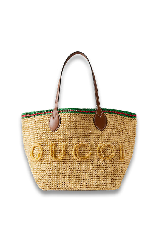 Woven Medium Tote Bag