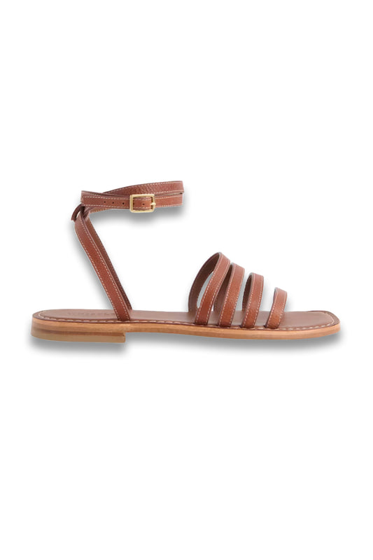 Tan Bruna Strappy Sandal