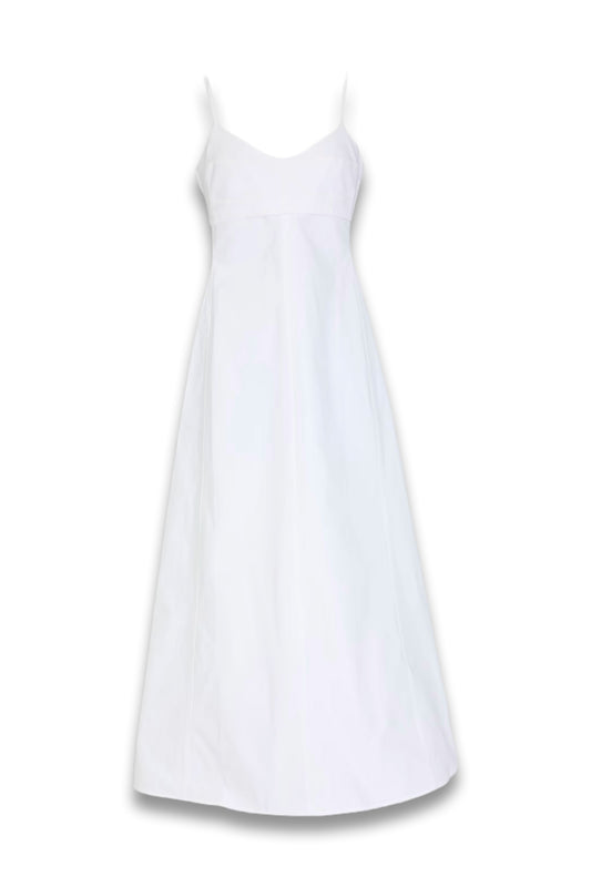 Cotton-Blend Poplin Maxi Dress