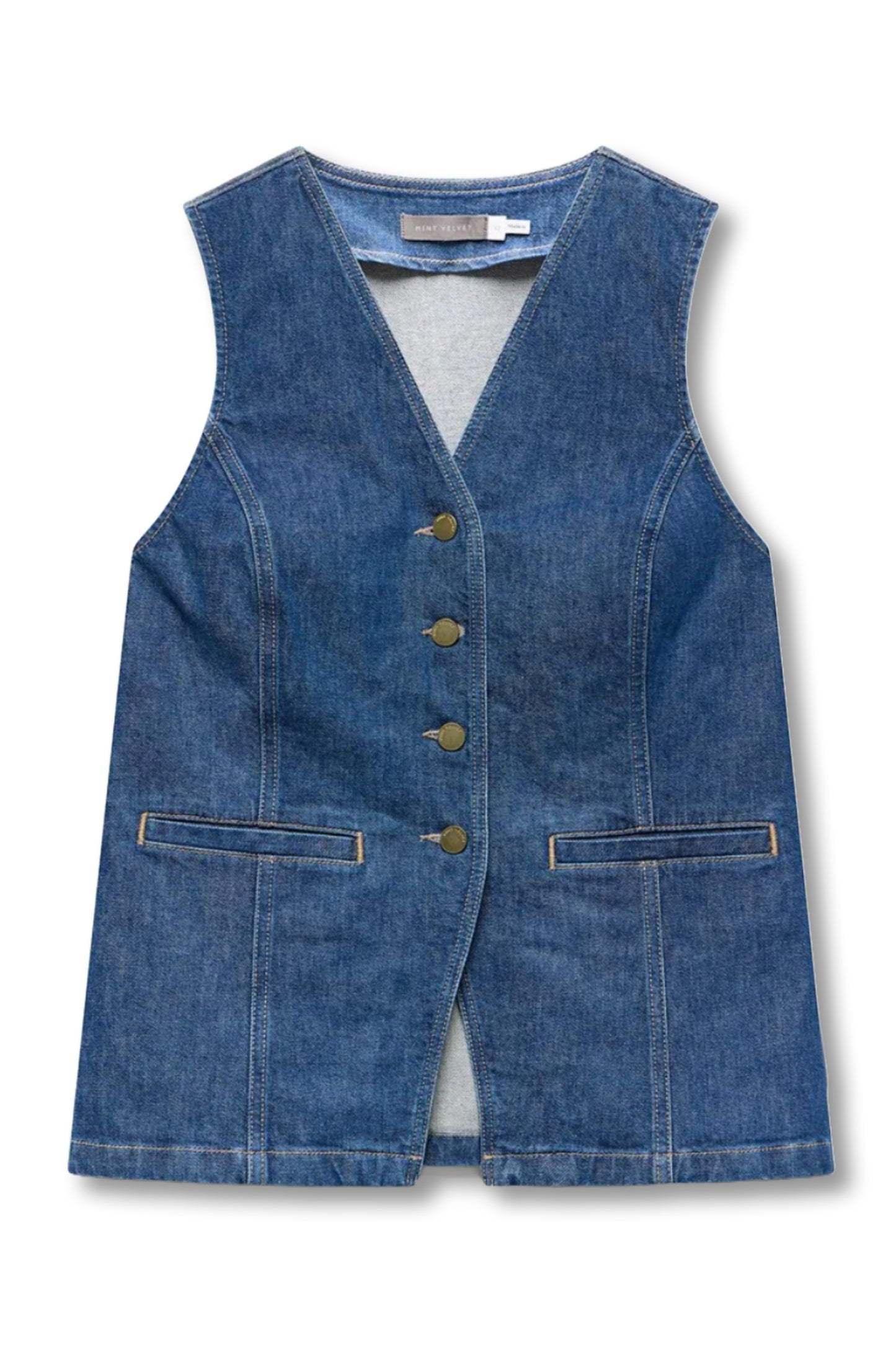 Blue Denim Waistcoat