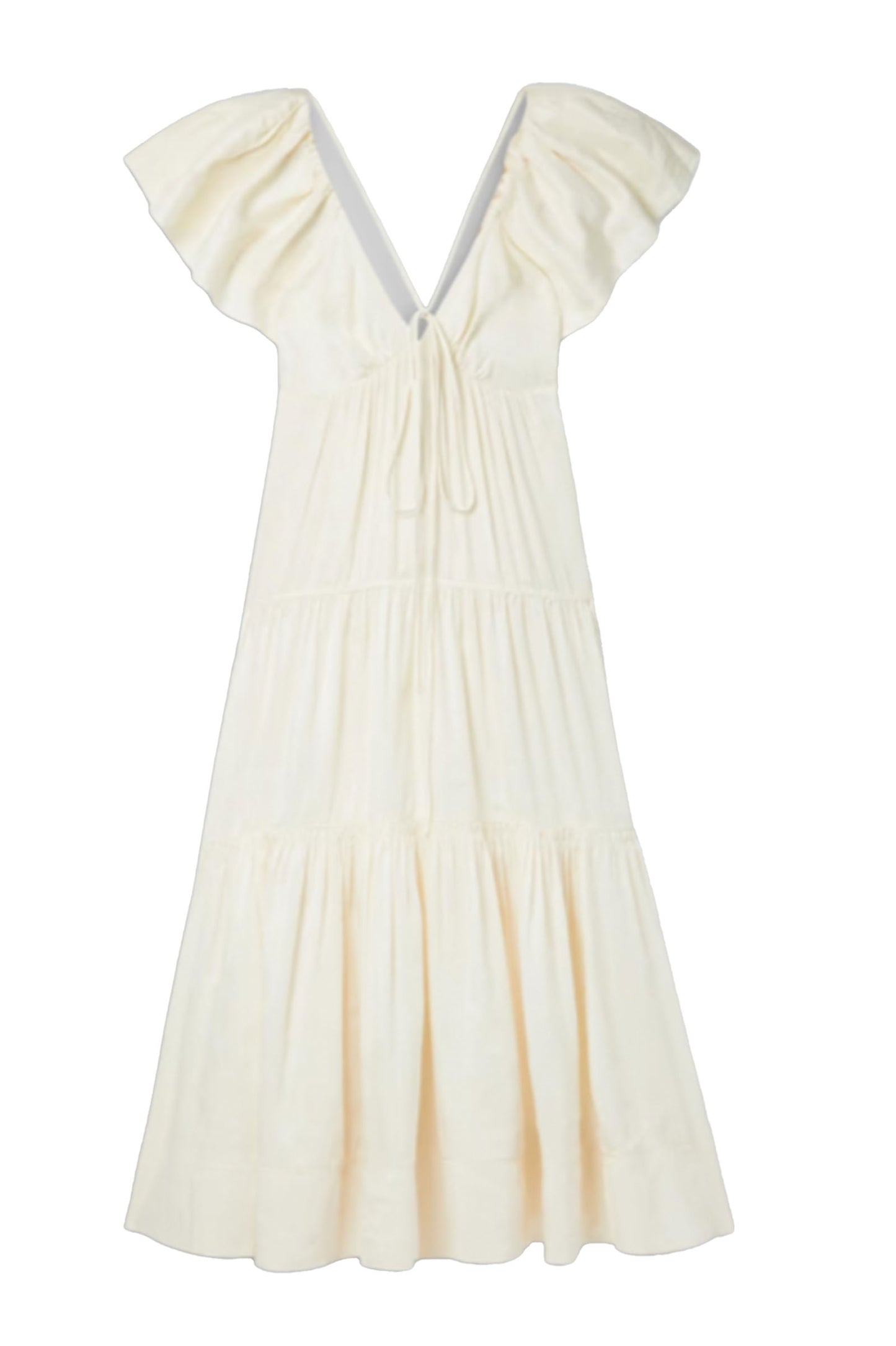 Stella Tiered Linen-blend Maxi Dress