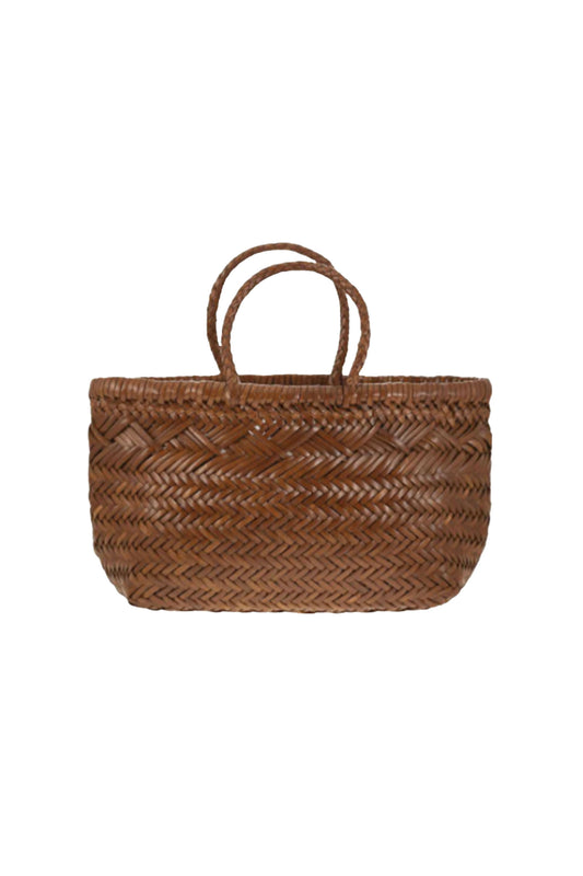 Triple Jump Small - Woven Leather Bag