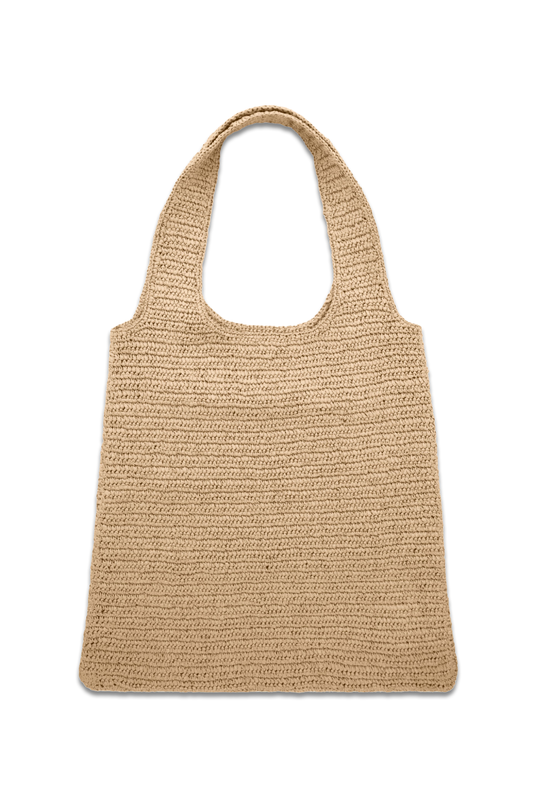 Oversized Shopper - Raffia