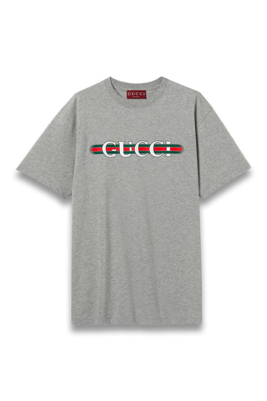 Cotton Jersey T-Shirt With Print