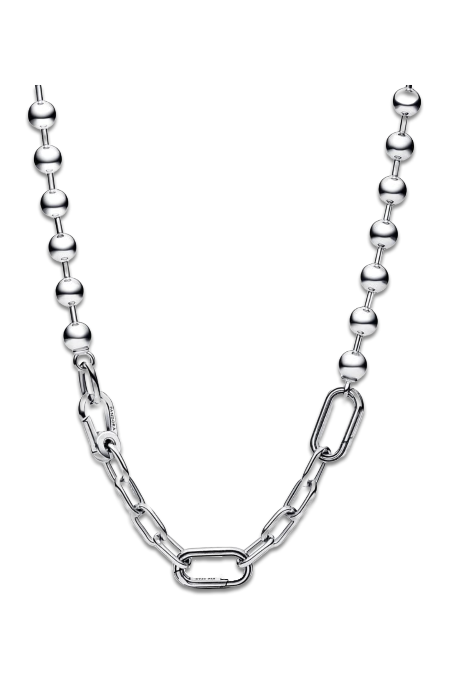 Pandora ME Metal Bead & Link Chain Necklace