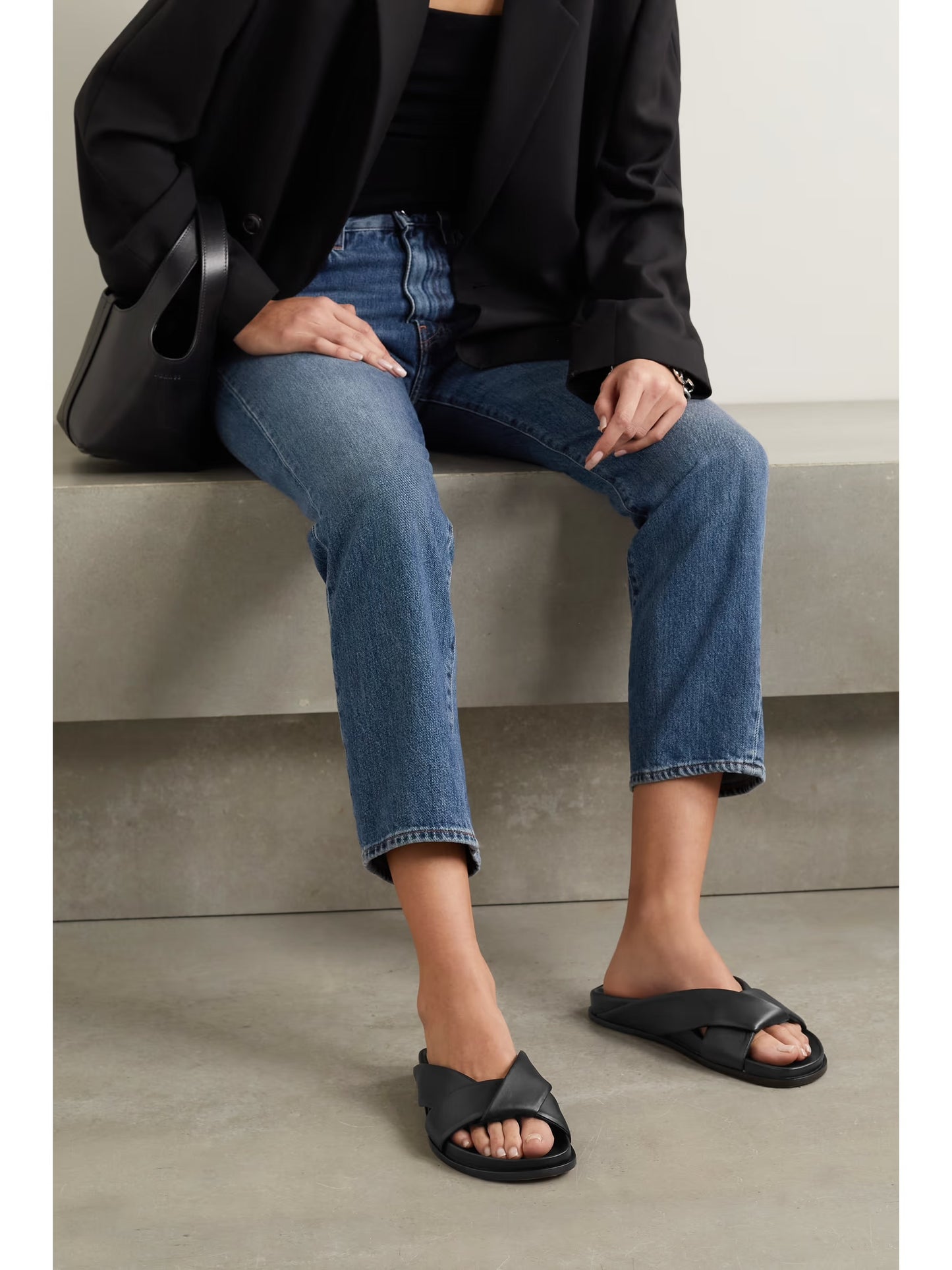 Leather Slides