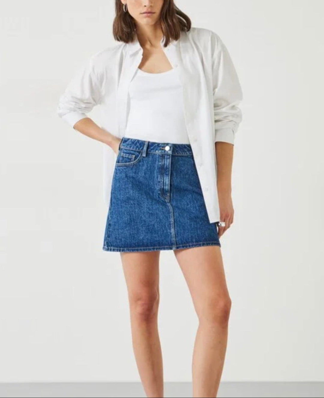 Saachi Denim Mini Skirt