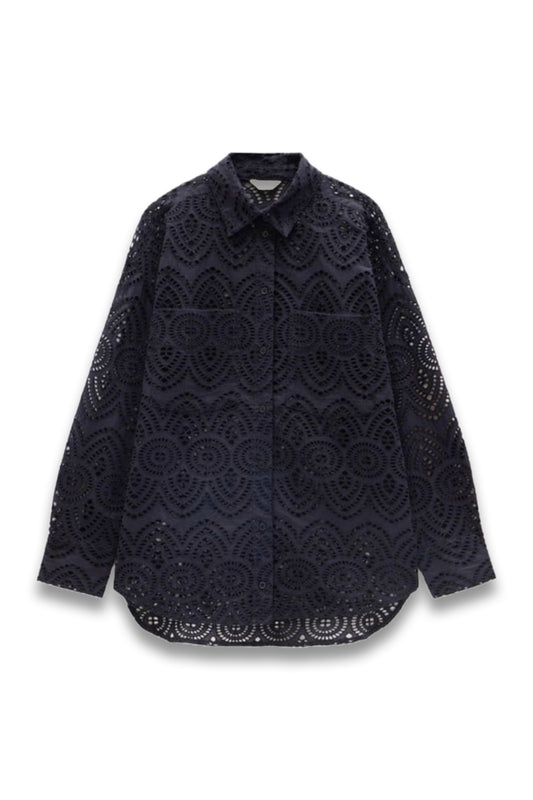 Cotton Broderie Shirt